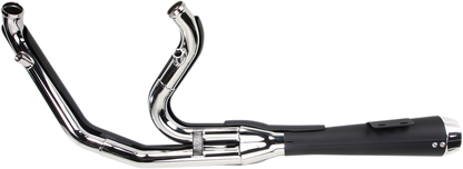 BASSANI XHAUST Road Rage Exhaust - Black - Short - '06-'17 FXD