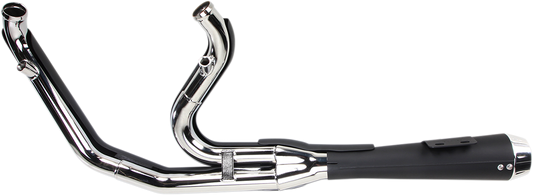 BASSANI XHAUST Road Rage Exhaust - Black - Short - '06-'17 FXD