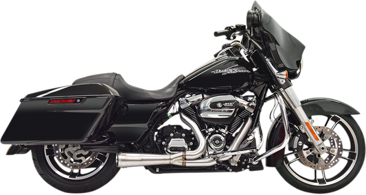 BASSANI XHAUST Short 2:1 Exhaust for FL - Stainless Steel - 2017-2020 TOURING MODELS