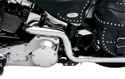 BASSANI XHAUST Tru Dual Exhaust - '86-'06 SOFTAIL MODELS