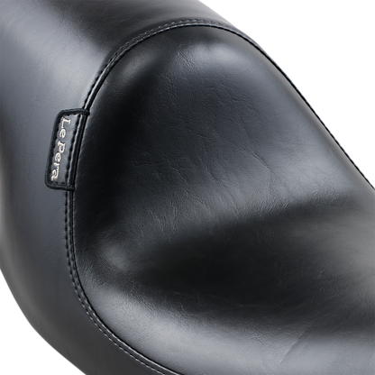 LE PERA Silhouette Up-Front Seat - Full-Length - Smooth - Black - Dyna '96-'03