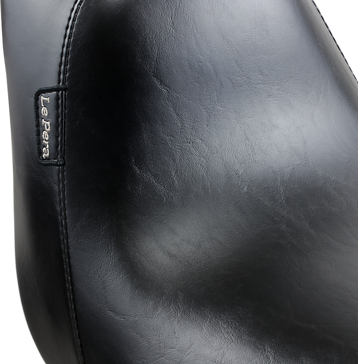 LE PERA Bare Bones Solo Seat - Smooth - Black - Softail '06-'17