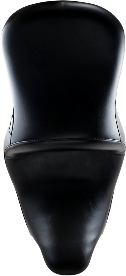 LE PERA Maverick Seat - Up-Front - Without Backrest - Smooth - Black - Touring '08-'23