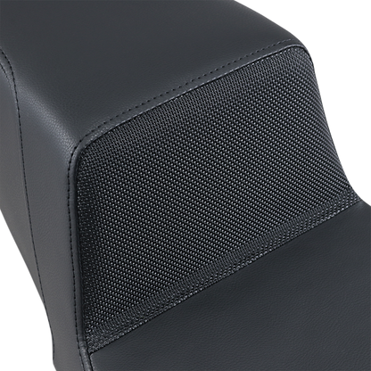 SADDLEMEN Step-Up Seat - Gripper - Black - Touring '97-'07