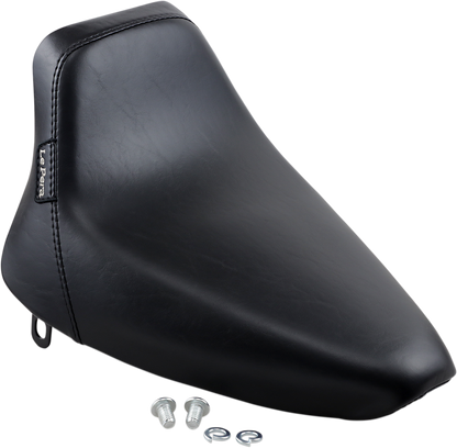 LE PERA Bare Bones Solo Seat - Smooth - Black - Softail '84-'99