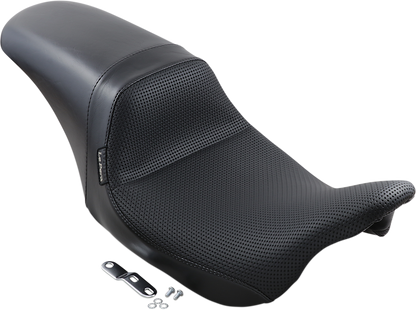 LE PERA Daytona Sport Seat - Basketweave - Black - Touring '08-'23