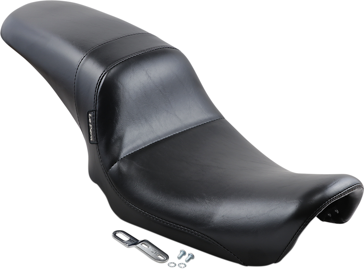 LE PERA Daytona Sport Seat - Smooth - Black - Dyna '06-'17