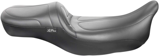 LE PERA Maverick Daddy Long Legs Seat - Black - Stitched - Touring '08-'23