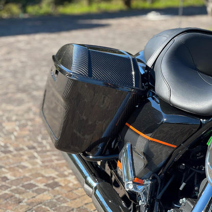 Carbon Visionary Next Generation Carbon Fiber Saddle Bags + Lids