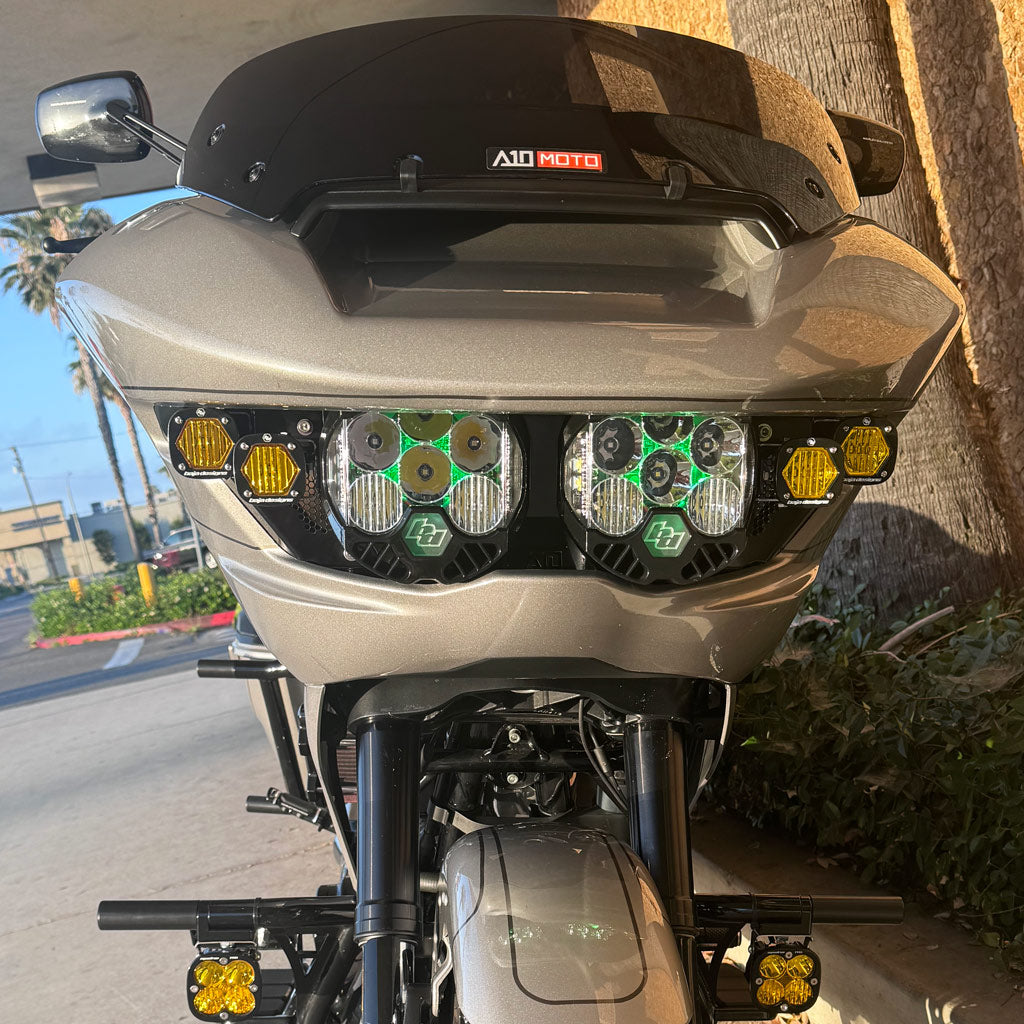 A10 Moto 2023.5+ Road Glide BAJA DESIGNS LP6 Lighting Combo Kit 127114