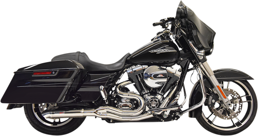 BASSANI XHAUST 2:1 Exhaust - Chrome - 2007-2016 TOURING MODELS