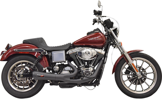 BASSANI XHAUST Ripper 2:1 Exhaust System - Black - 1991-2005 DYNA MODELS