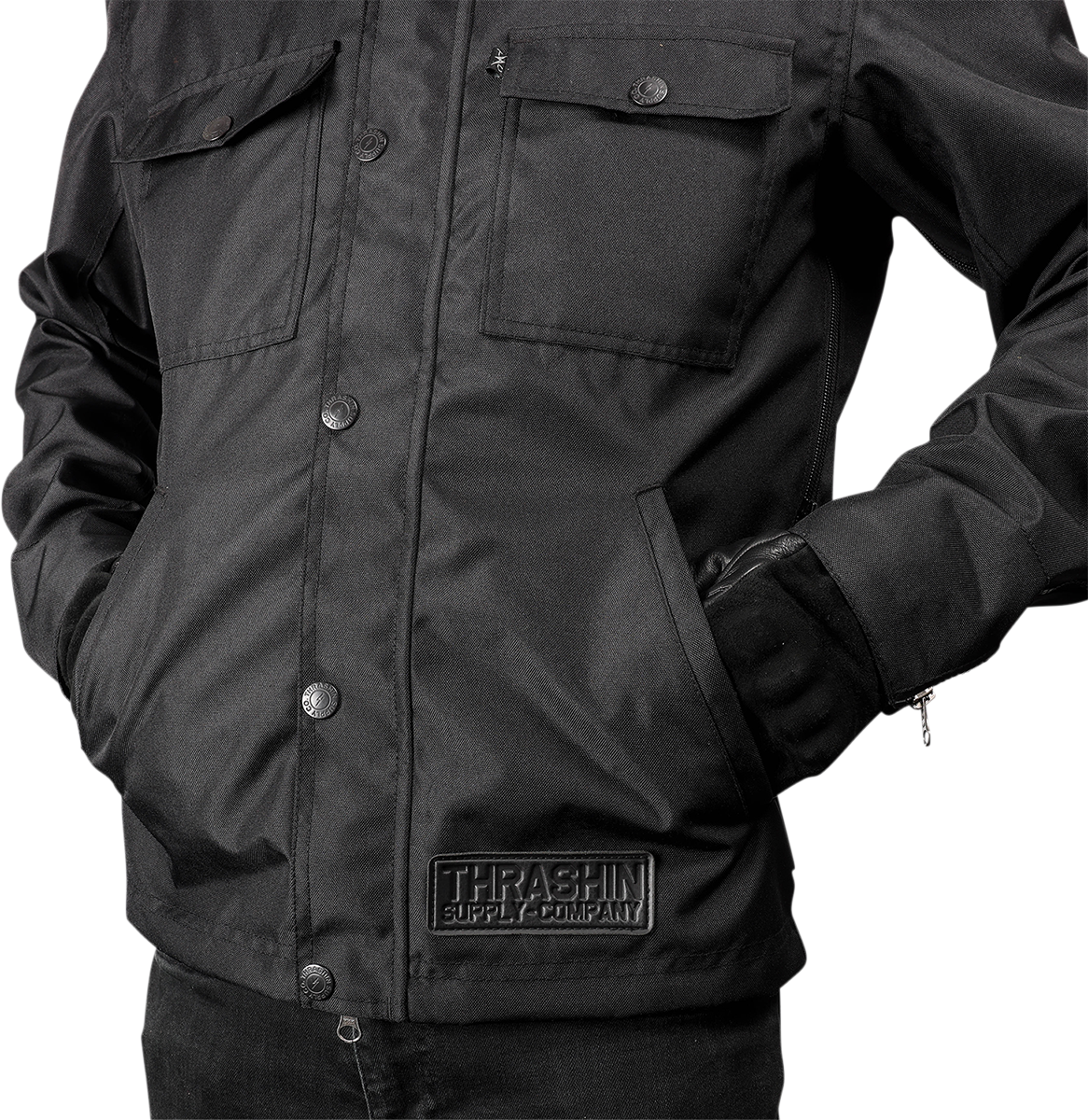 THRASHIN SUPPLY CO. Atlas Jacket - Black - XL