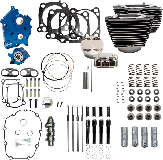 S&S CYCLE 124" Power Package Engine Performance Kit - Chain Drive