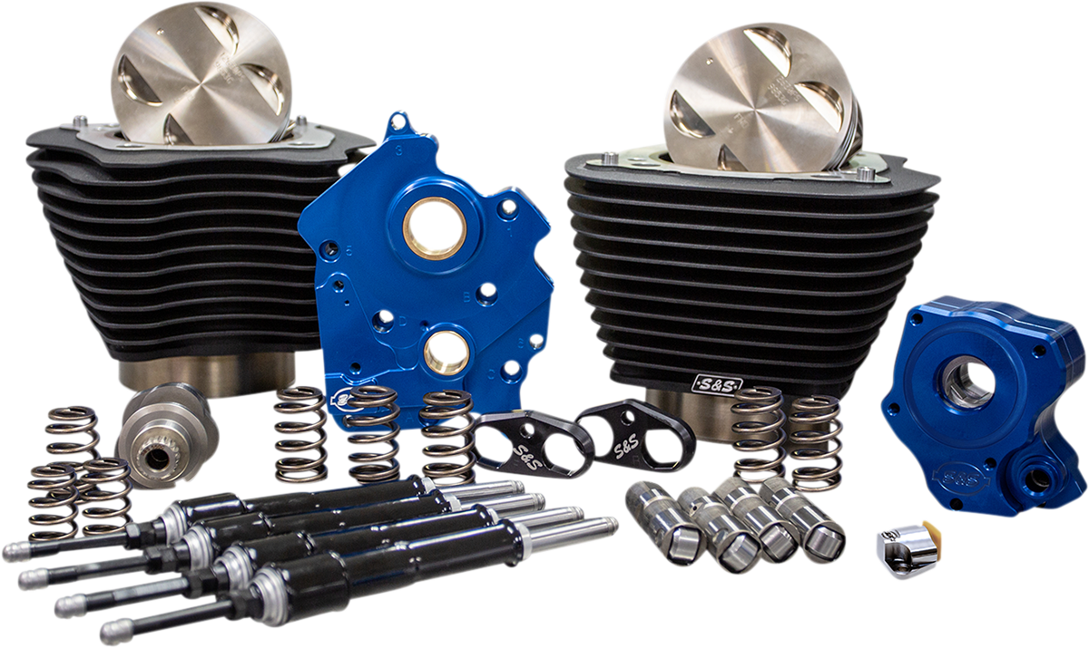 S&S CYCLE 124" Power Package Engine Performance Kit - Chain Drive