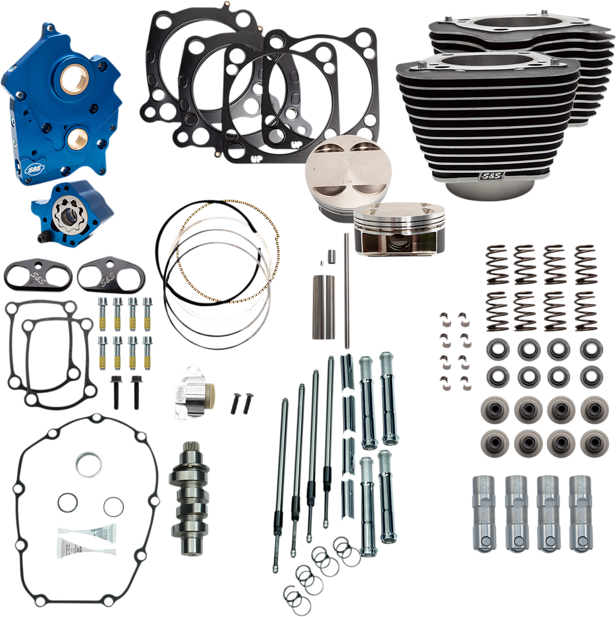 S&S CYCLE 128" Power Package Engine Performance Kit - Chain Drive