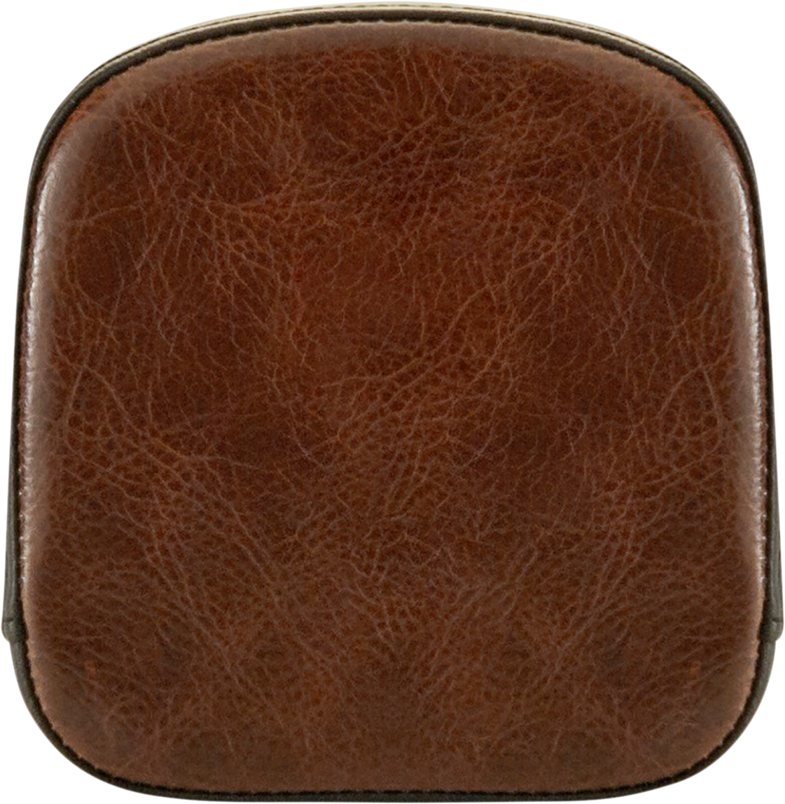 SADDLEMEN Tall Sissy Bar Pad - Lariat - Distressed - Brown - '99-'23 SOFTAIL & TOURING