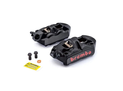 Brembo M4 Front Caliper Set Black - 108mm Radial