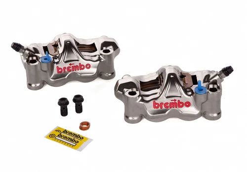 Brembo GP4-RX Front Caliper Set Nickel Plated - 108mm Radial