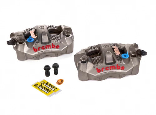 Brembo GP4-RS Front Caliper Set Titanium Grey - 108mm Radial