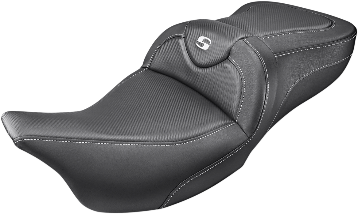 SADDLEMEN Roadsofa™ Seat - Carbon Fiber - without Backrest - Touring '08-'24