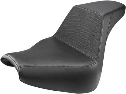 SADDLEMEN Step-Up Seat - Gripper - Black - Softail '18-'20