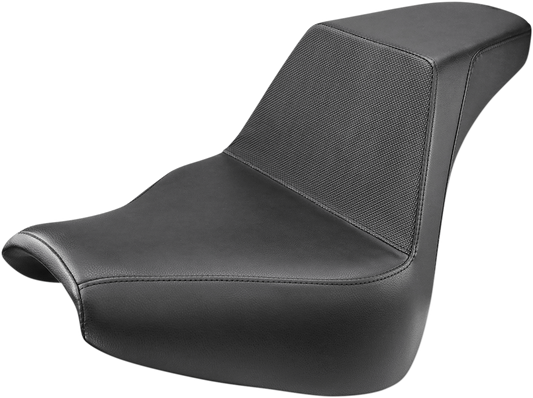 SADDLEMEN Step-Up Seat - Gripper - Black - Softail '18-'20