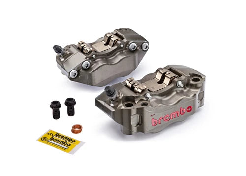 Brembo HPK-2 Front Caliper Set Hard Anodized - 108mm Radial