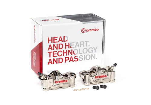 Brembo GP4-RX Front Caliper Set Billet Aluminum - 100mm Radial