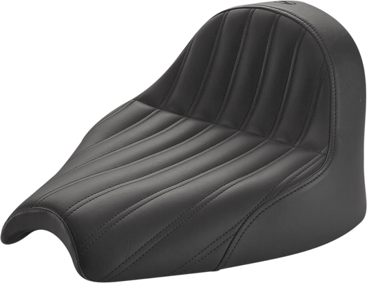 SADDLEMEN Knuckle Solo Seat - Black - Chief