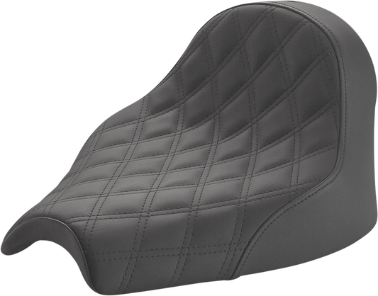 SADDLEMEN Seat - Renegade Solo - Lattice Stitched - Black - 2022 Chief