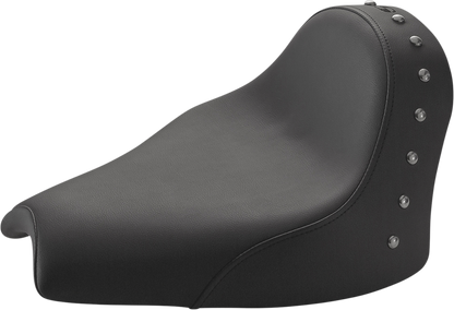 SADDLEMEN Renegade Solo Seat - Black - Studded