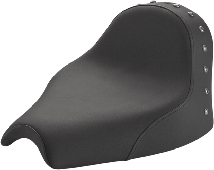 SADDLEMEN Renegade Solo Seat - Black - Studded