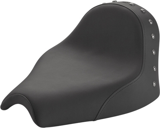 SADDLEMEN Renegade Solo Seat - Black - Studded