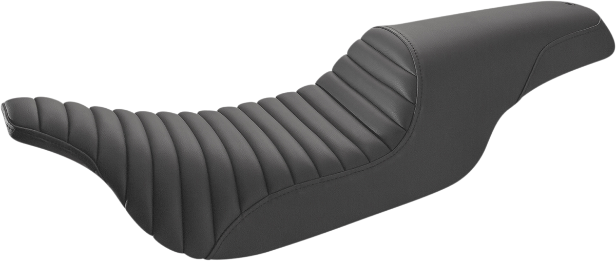 SADDLEMEN Profiler Seat - Tuck-n-Roll - Black - Touring '97-'07