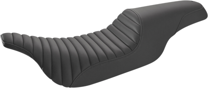 SADDLEMEN Profiler Seat - Tuck-n-Roll - Black - Touring '97-'07