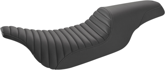 SADDLEMEN Profiler Seat - Tuck-n-Roll - Black - Touring '97-'07