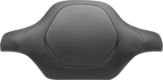 SADDLEMEN Tour-Pack Backrest Pad Cover - Road Sofa Seat - Carbon Fiber - '90-'13 TOURING