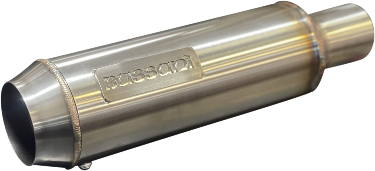 BASSANI XHAUST 2-into-1 Mid-Length Super Bike Exhaust System - Stainless Steel - 17'-23' TOURING MODELS