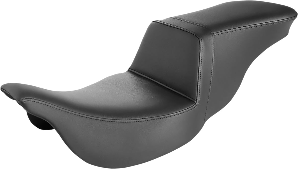 SADDLEMEN Tour Step-Up Seat - Smooth - Black - Touring '08-'24