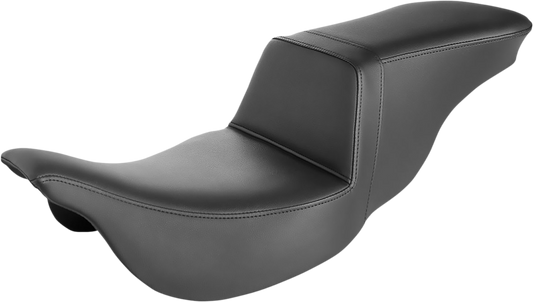 SADDLEMEN Tour Step-Up Seat - Smooth - Black - Touring '08-'24