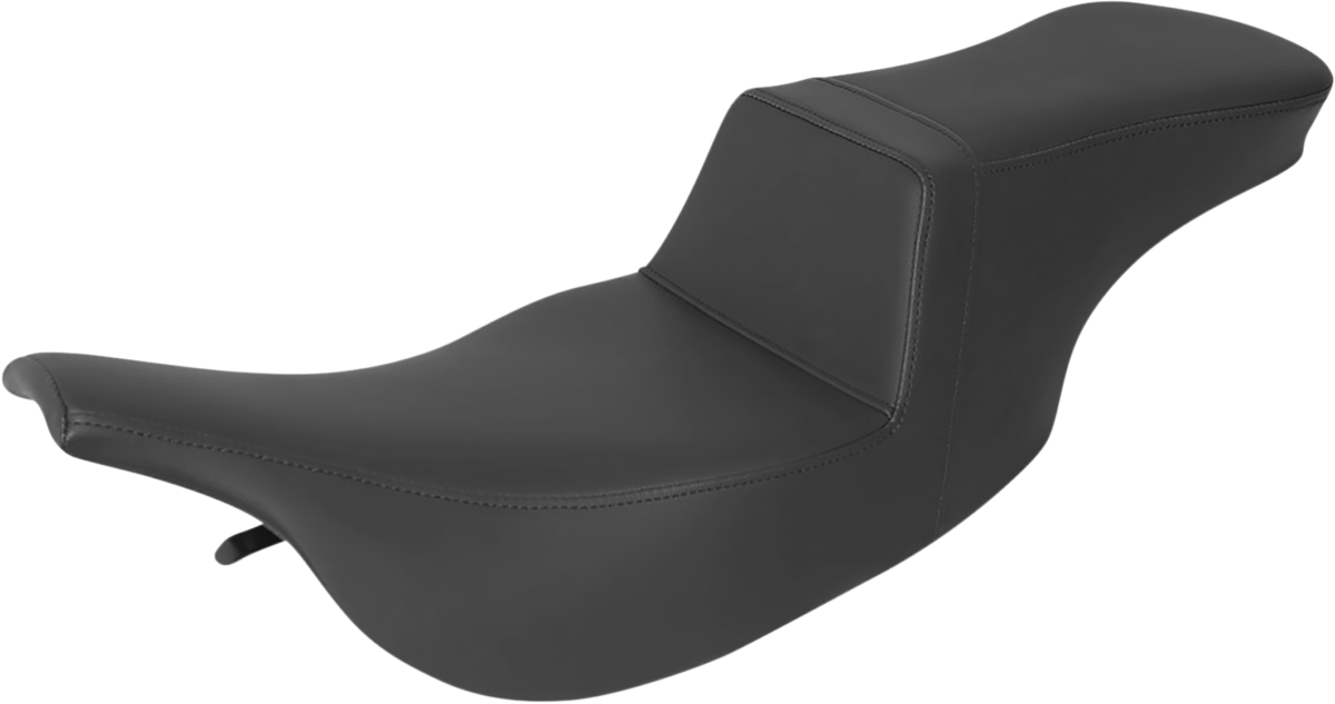 SADDLEMEN Tour Step-Up Seat - Smooth - Black - Touring '97-'07