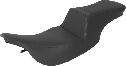 SADDLEMEN Tour Step-Up Seat - Smooth - Black - Touring '97-'07