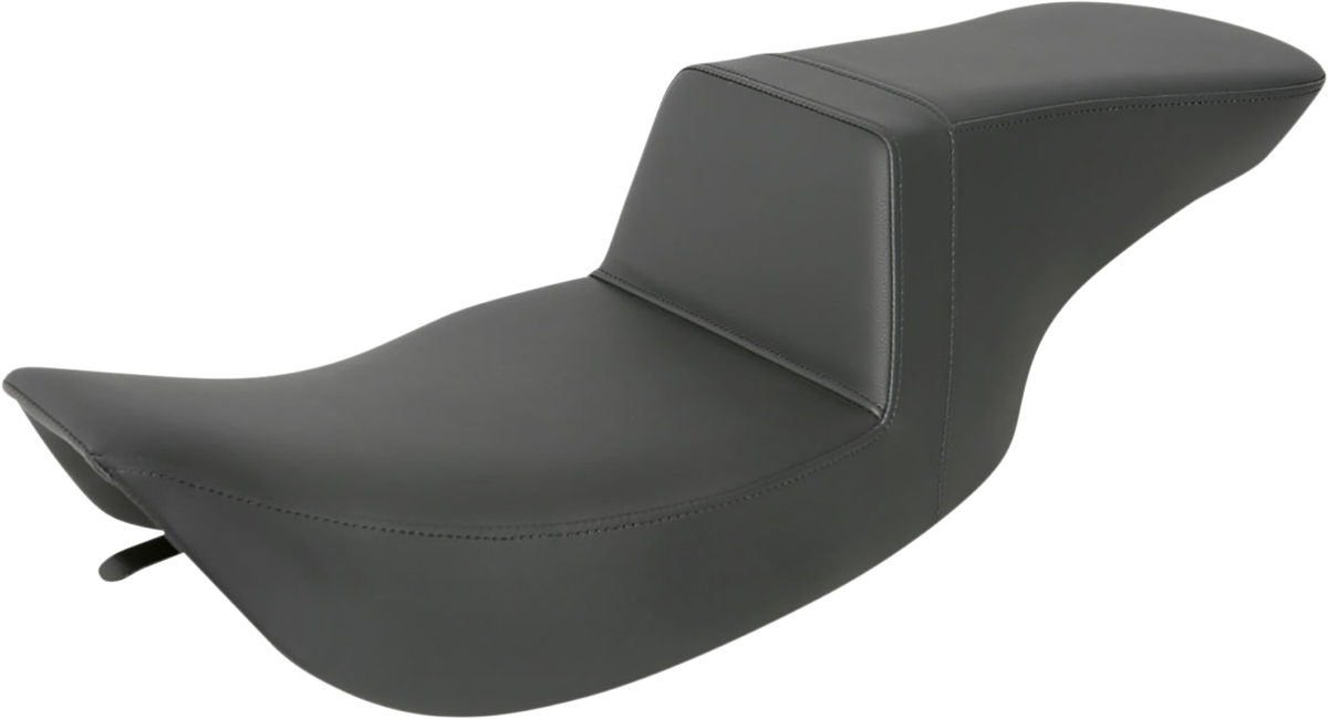 SADDLEMEN  Tour Step-Up Seat - Smooth - Black - Touring '97-'07