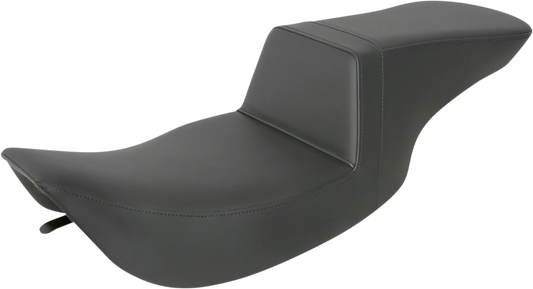 SADDLEMEN  Tour Step-Up Seat - Smooth - Black - Touring '97-'07
