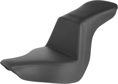 SADDLEMEN Step-Up Seat - Smooth - Black - Softail '18-'24