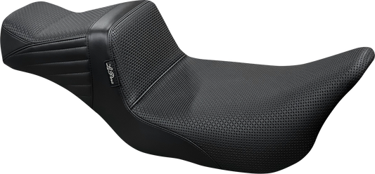 LE PERA Tailwhip Daddy Long Legs Seat - Basketweave - Black - Touring '08-'23