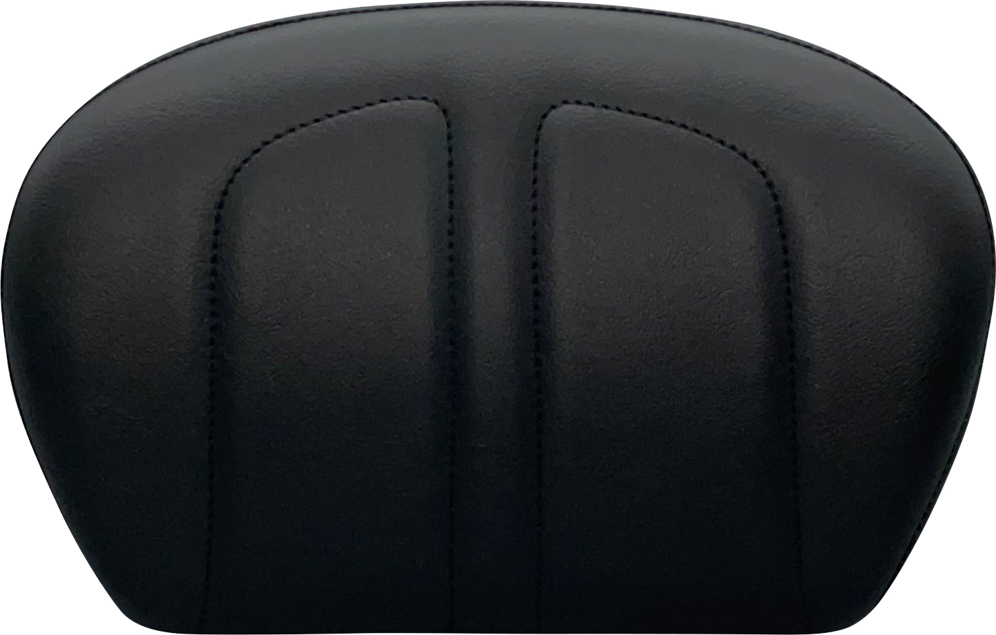 LE PERA Sissy Bar Pad - Large - Maverick Stitch - Dull Black - '08-'22 SOFTAIL & TOURING