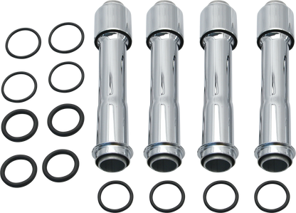 S&S CYCLE Pushrod Cover Kit - Chrome