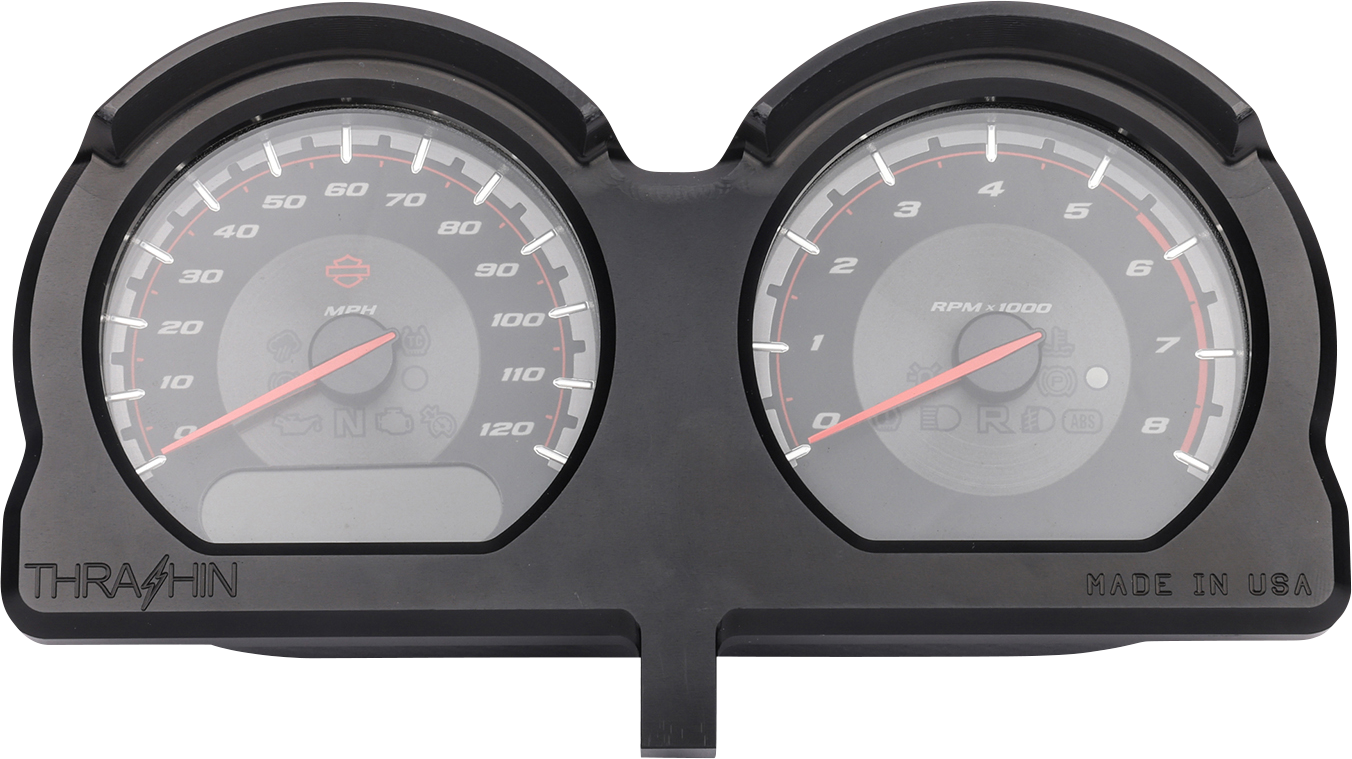 THRASHIN SUPPLY CO. Gauge Relocation Kit - Black